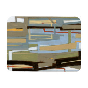 Magnet Flexible Peinture libre moderne d'expression par le Normand