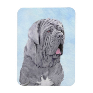 Magnet Flexible Peinture Mastiff Neopolitan - Art Chien original