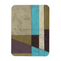 Peinture minimaliste contemporaine avec couleur pr