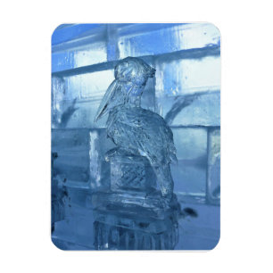 Magnet Flexible Pelican Ice Sculpture, Québec, Canada