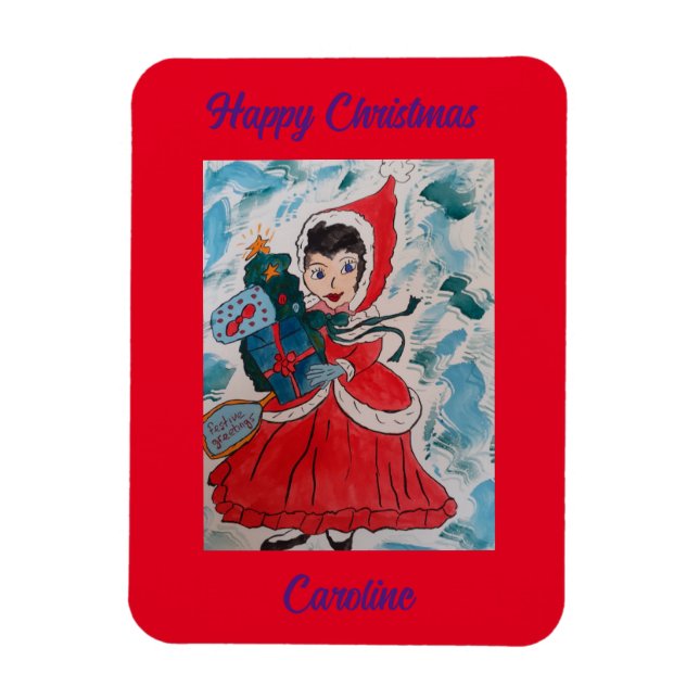 Magnet Flexible Père Noël Helper Christmas (Vertical)