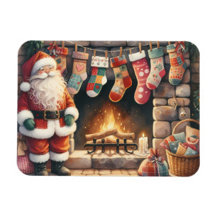 Magnet Flexible Père Noël par foyer Noël Stockage