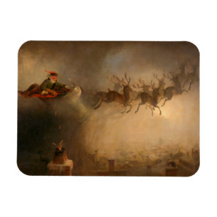 Magnet Flexible Père Noël par William Holbrook Beard
