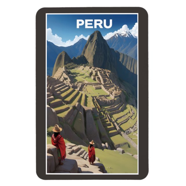 Magnet Flexible Pérou Machu Picchu (Vertical)
