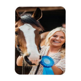 Magnet Flexible Personnaliser la photo de cheval de bétail de spec