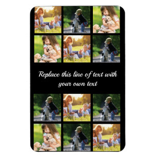 Magnet Flexible Personnaliser le collage photo et le texte