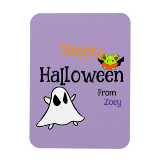 Magnet Flexible Personnaliser l'Halloween mignonne avec ghostie et