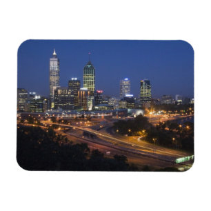 Magnet Flexible Perth, Australie. Vue sur le centre-ville de Perth