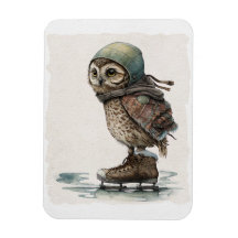 Petit aimant de patinage sur glace