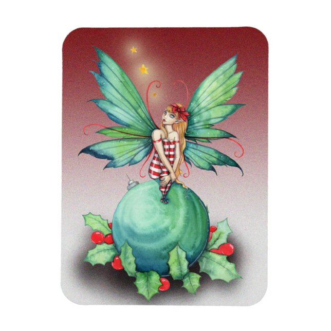 Magnet Flexible Petit aimant fée de Noël (Vertical)