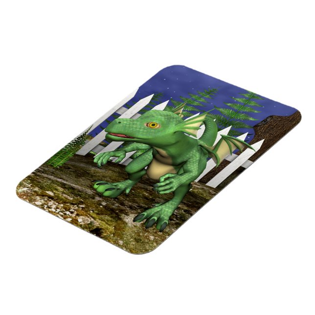 Magnet Flexible Petit Dragon (Côté Gauche)