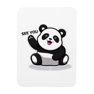 Magnet Flexible petit panda mignon