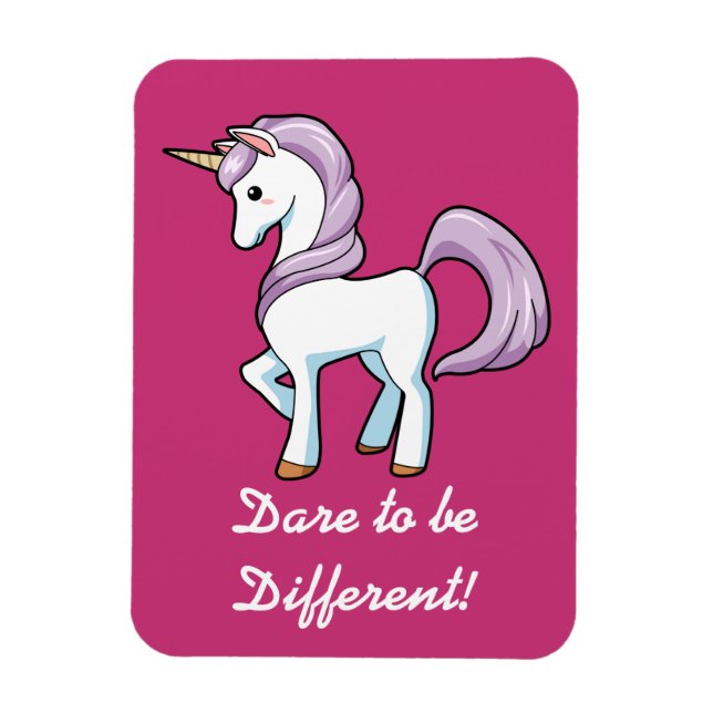 Magnet Flexible Petite licorne (Vertical)