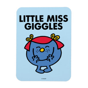 Magnet Flexible Petite Miss Giggles Lettres noires