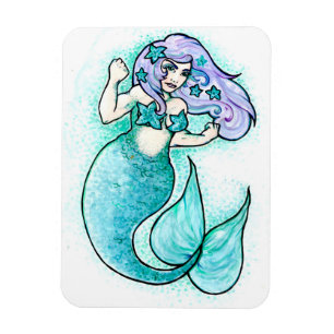 Magnet Flexible Petite sirène en colère