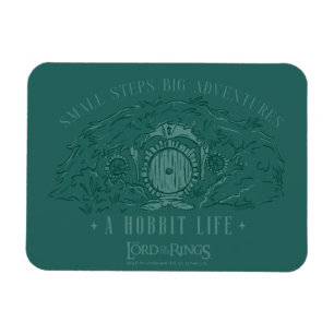 Magnet Flexible Petits pas, grandes aventures - Une vie de Hobbit