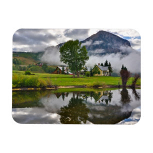 Magnet Flexible Peu de Chambre en brume sur le lac