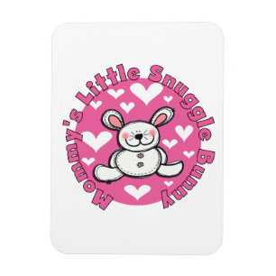 Magnet Flexible Peu de lapin du câlin de la maman