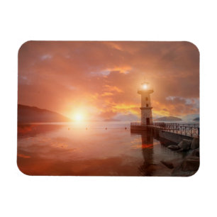 Magnet Flexible Phare dans le coucher du soleil