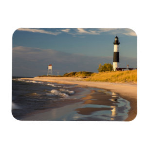 Magnet Flexible Phare De Big Sable Point Sur Le Lac Michigan 2