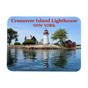 Magnet Flexible Phare de Crossover Island, New York Flexi-Magnet