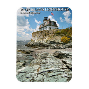 Magnet Flexible Phare de l'île rose, Rhode Island
