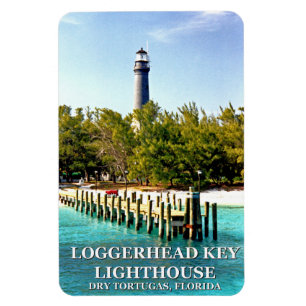Magnet Flexible Phare de Loggerhead Key, Dry Tortugas Floride