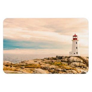 Magnet Flexible Phare de Nouvelle-Écosse stylisé