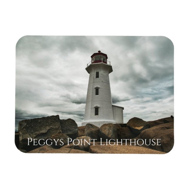 Magnet Flexible Phare de Peggys Point, Peggys Cove, Nouvelle-Écoss (Horizontal)