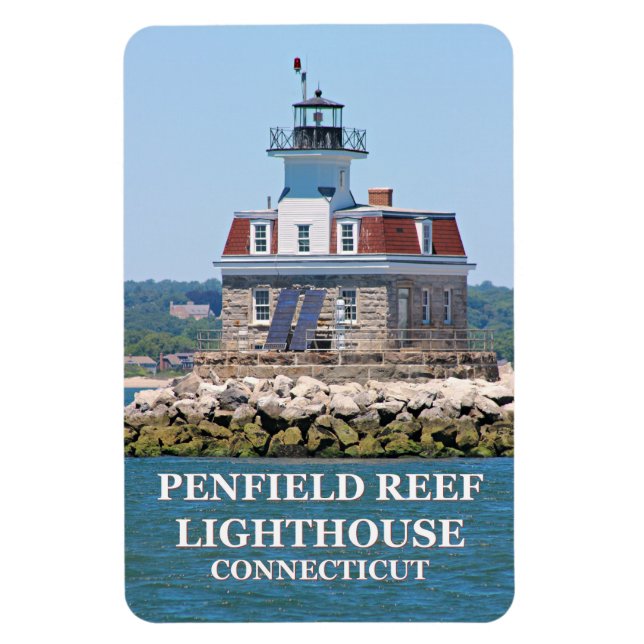 Magnet Flexible Phare de Penfield Reef, Connecticut Flexi (Vertical)