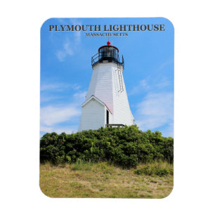 Magnet Flexible Phare de Plymouth, Massachusetts "le Gurnet"