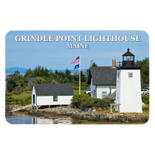 Magnet Flexible Phare de point de Grindle, aimant du Maine Flexi