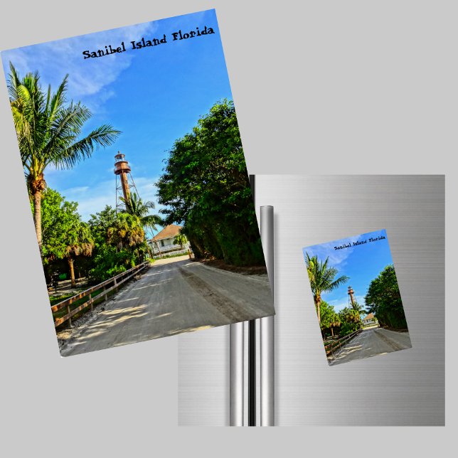 Magnet Flexible Phare de Sanibel Island Floride Côte du Golfe (Créateur téléchargé)