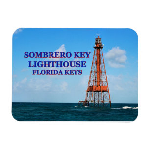 Magnet Flexible Phare de Sombrero Key, Floride Keys