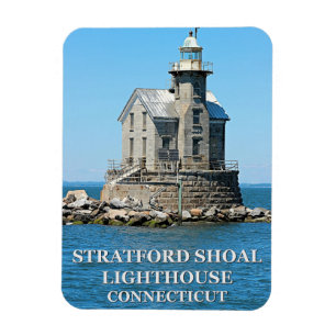 Magnet Flexible Phare de Stratford Shoal, Connecticut