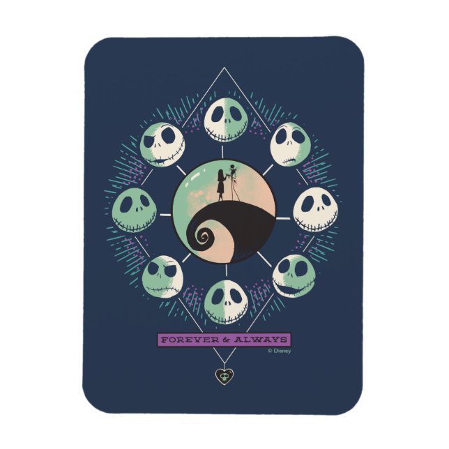 Magnet Flexible Phases Jack & Sally Moon - Forever & Always (Vertical)