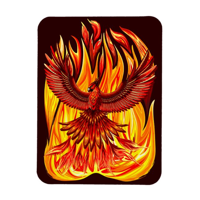 Magnet Flexible Phoenix mythologique immortelle Créature (Vertical)