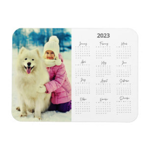 Magnet Flexible Photo 2023 Calendrier Nouvel An