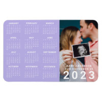 Photo Baby Faire-part due dans le calendrier 2023