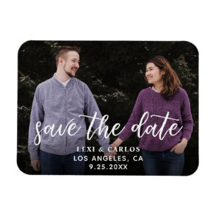 Magnet Flexible Photo & Calligraphie 2- Enregistrer la date horizo