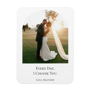 Magnet Flexible Photo d'anniversaire de mariage de jeune couple mo