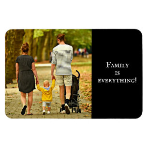 Magnet Flexible Photo de coutume familiale 