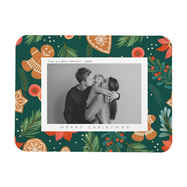 Magnet Flexible Photo de famille de Noël Joyeux (Créateur téléchargé)