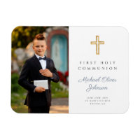 Photo de garçon de la Première Sainte Communion mo