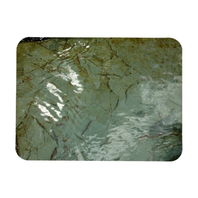 Magnet Flexible Photo de la nature de dalles rocheuses couvertes d (Horizontal)
