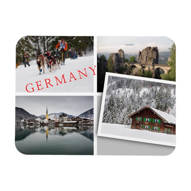 Magnet Flexible Photo de l'Allemagne (Horizontal)