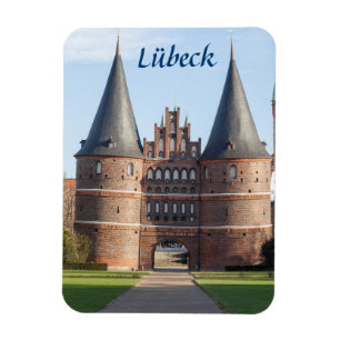 Magnet Flexible Photo de porte de Lübeck Holstentor