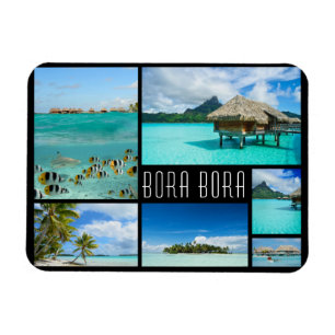 Magnet Flexible Photo de voyage de collage de paysages de Bora