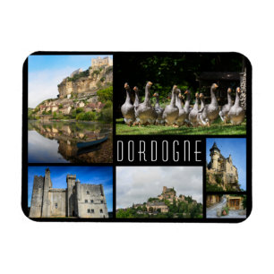 Magnet Flexible Photo de voyage de collage de paysages de Dordogne