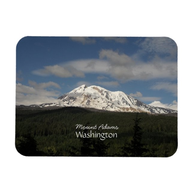 Magnet Flexible Photo du paysage du mont Adams Washington (Horizontal)